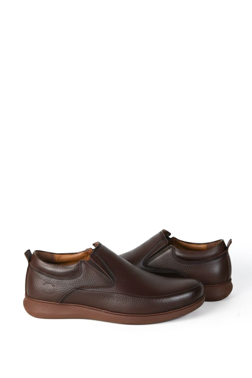 Plain Toe Derby – Genuine Leather Shoes