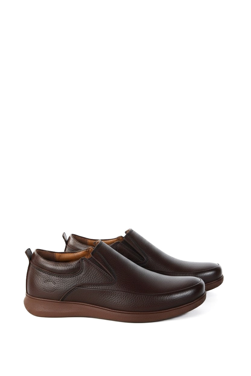 Plain Toe Derby – Genuine Leather Shoes