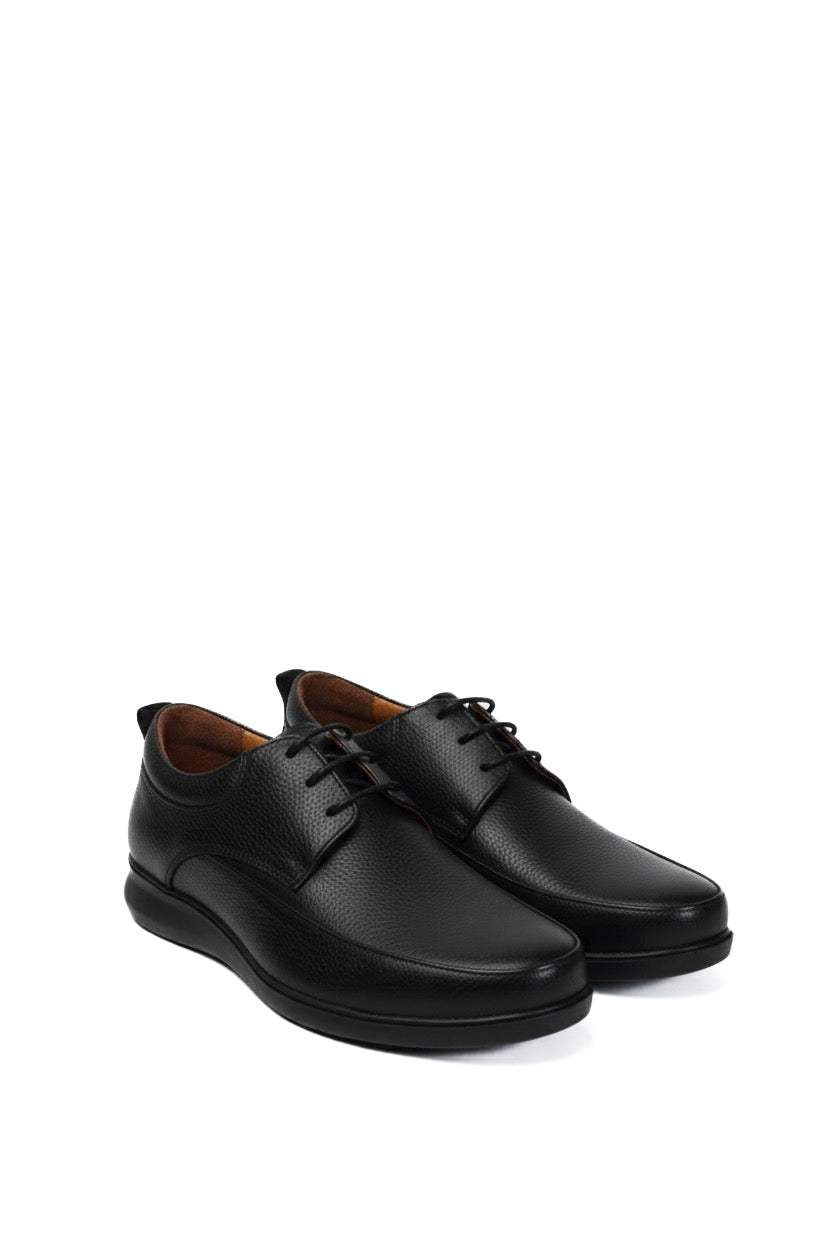 Plain Toe Derby – Genuine Leather Shoes