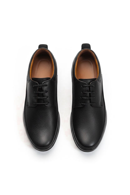 Plain Toe Derby – Genuine Leather Shoes