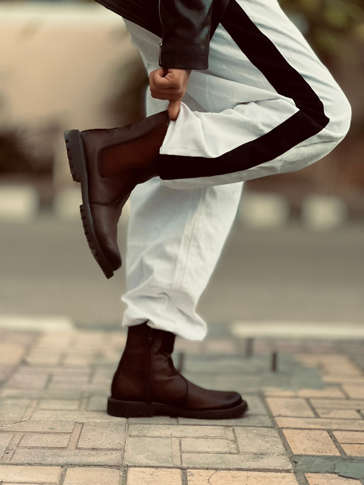 Elastic-Side Chelsea Boots